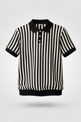 KNITTED POLO T-SHIRT