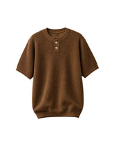 KNITTED POLO T-SHIRT