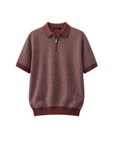 KNITTED POLO T-SHIRT