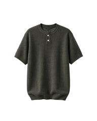 KNITTED POLO T-SHIRT
