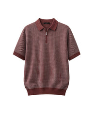 KNITTED POLO T-SHIRT