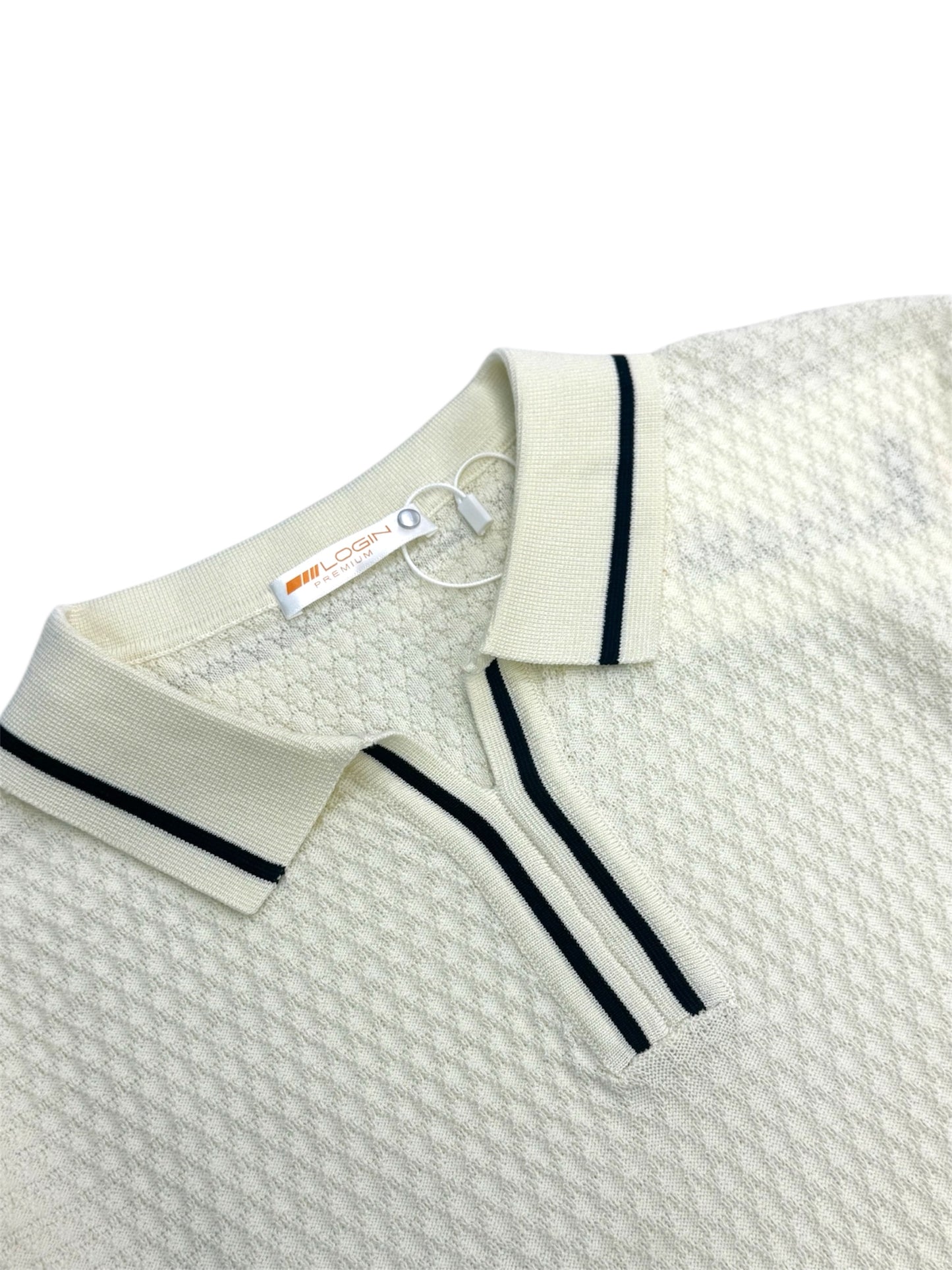 KNITTED POLO T-SHIRT