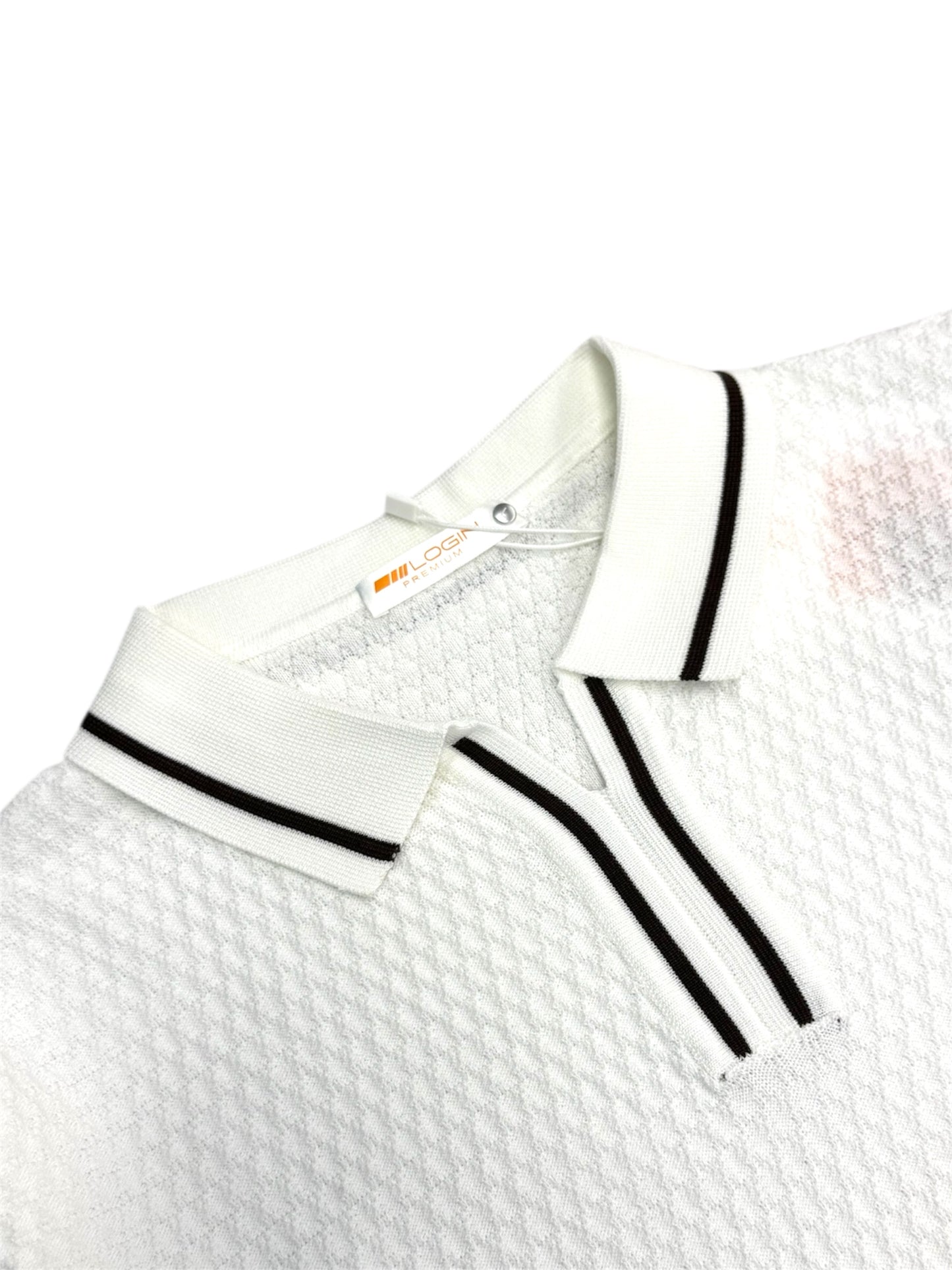 KNITTED POLO T-SHIRT