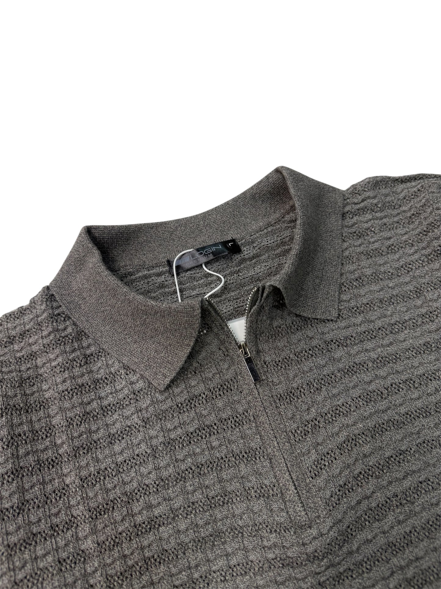 KNITTED POLO T-SHIRT