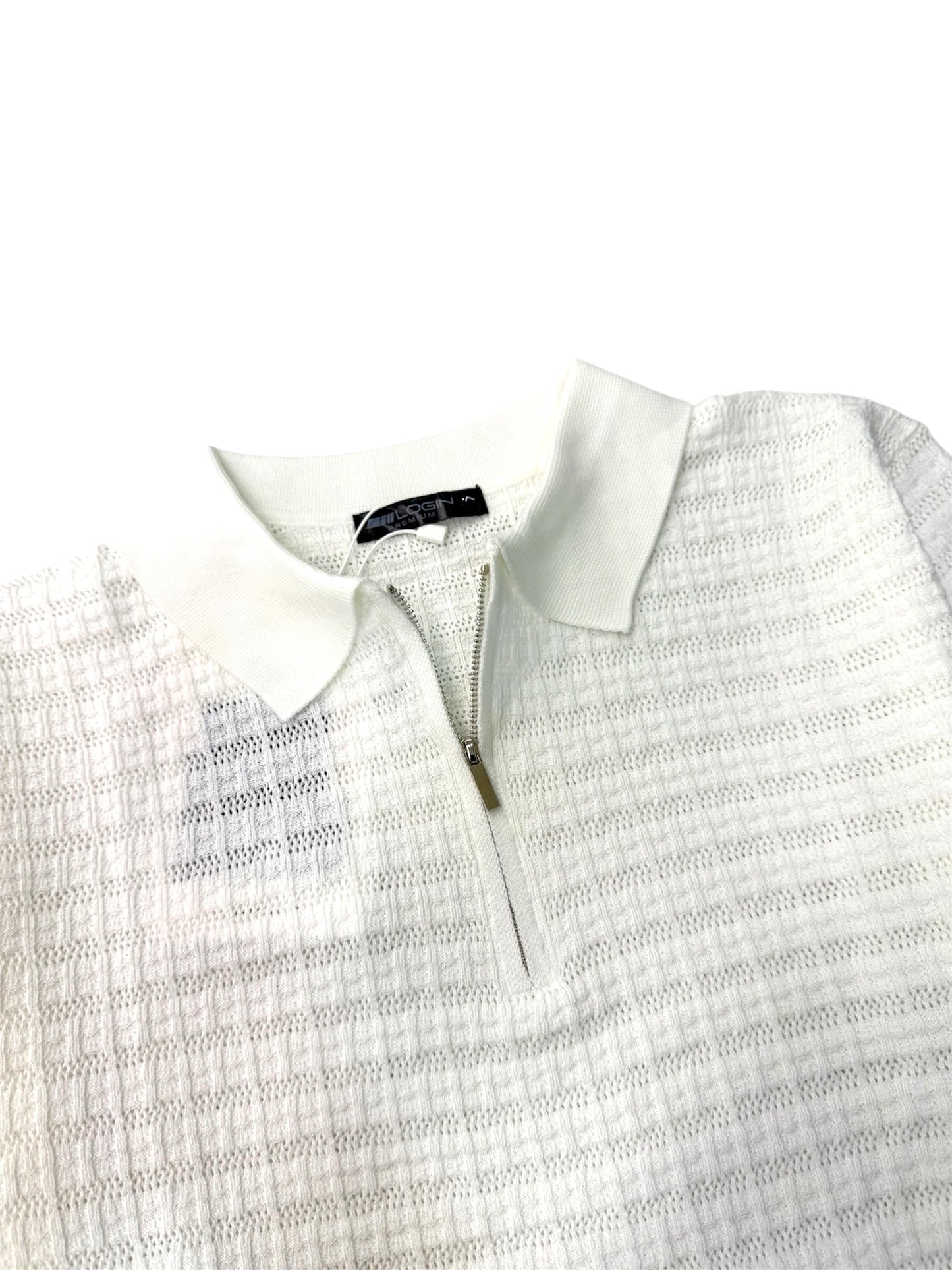 KNITTED POLO T-SHIRT