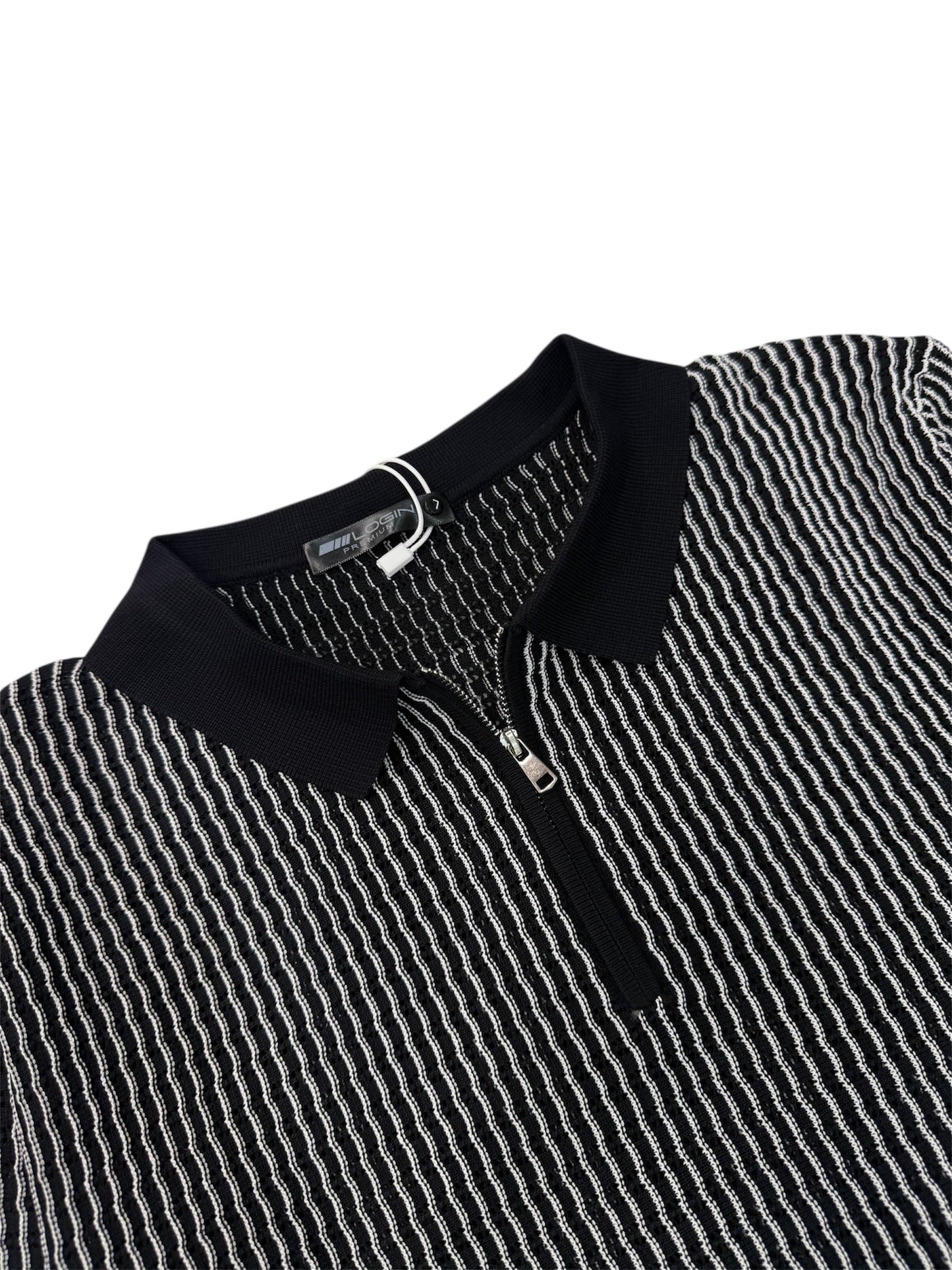 KNITTED POLO T-SHIRT