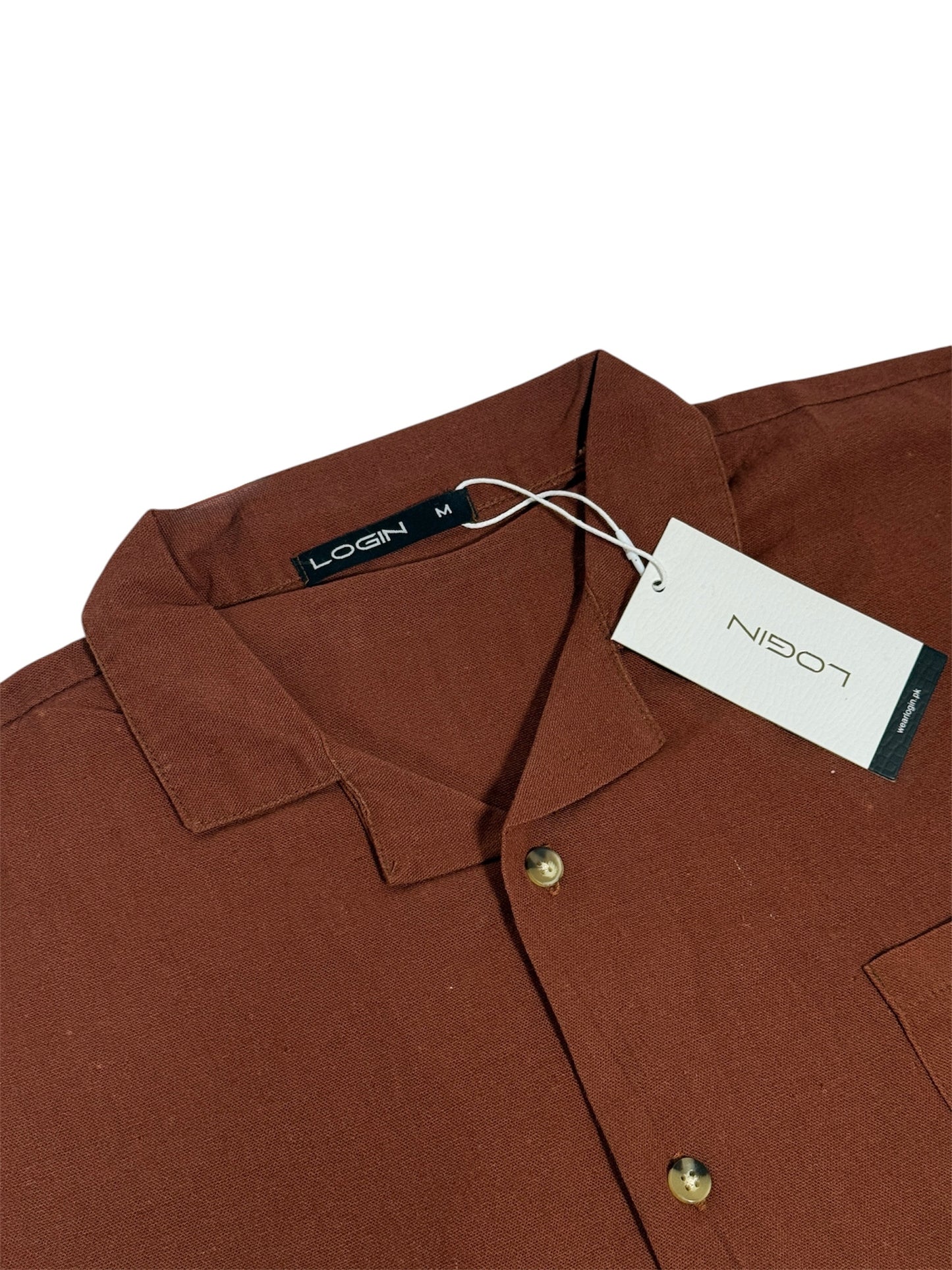 LINEN LOOSE-FIT SHIRT