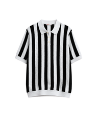 KNITTED POLO T-SHIRT