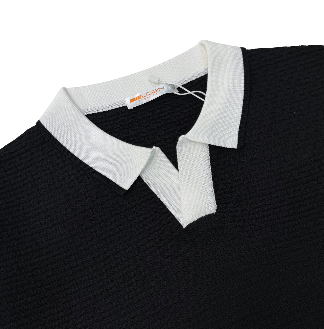 KNITTED POLO T-SHIRT