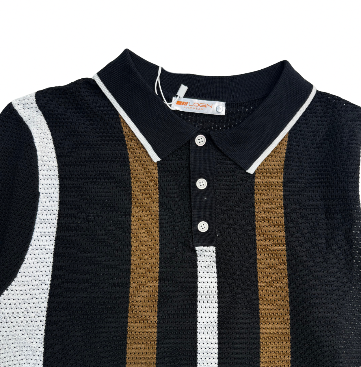 KNITTED POLO T-SHIRT