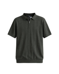 KNITTED POLO T-SHIRT
