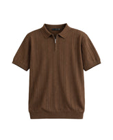 KNITTED POLO T-SHIRT