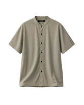 Band Collar Casual Shirt