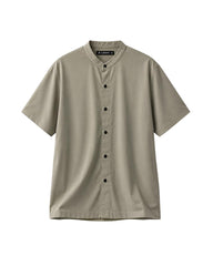 Band Collar Casual Shirt