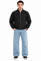 Men's Black Premium Zip-Up Jacket