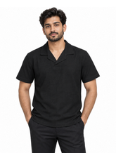 OPEN COLLAR TEE
