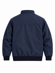 Men’s Navy Blue Zip-Up Jacket