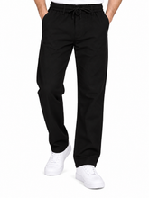 Men’s Black Drawstring Casual Pants