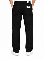 Men’s Black Drawstring Casual Pants