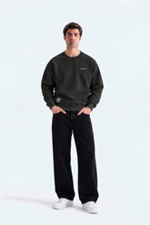 Login Crewneck Sweatshirt – Dark Olive | 30-5377