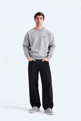Login Crewneck Sweatshirt – Light Grey | 30-5377