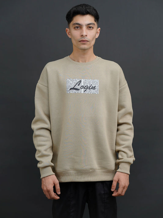 Login Grey Baggy Sweat Shirt