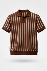 KNITTED POLO T-SHIRT