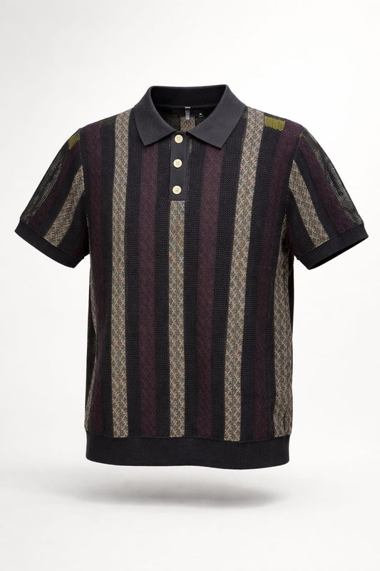 KNITTED POLO T-SHIRT