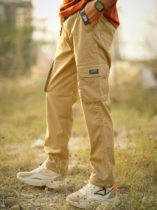 Login Mustard Adjustable Jogger Pant