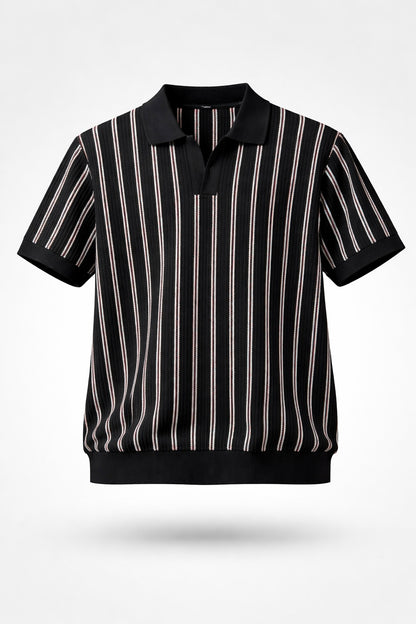 KNITTED POLO T-SHIRT