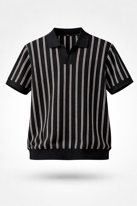 KNITTED POLO T-SHIRT