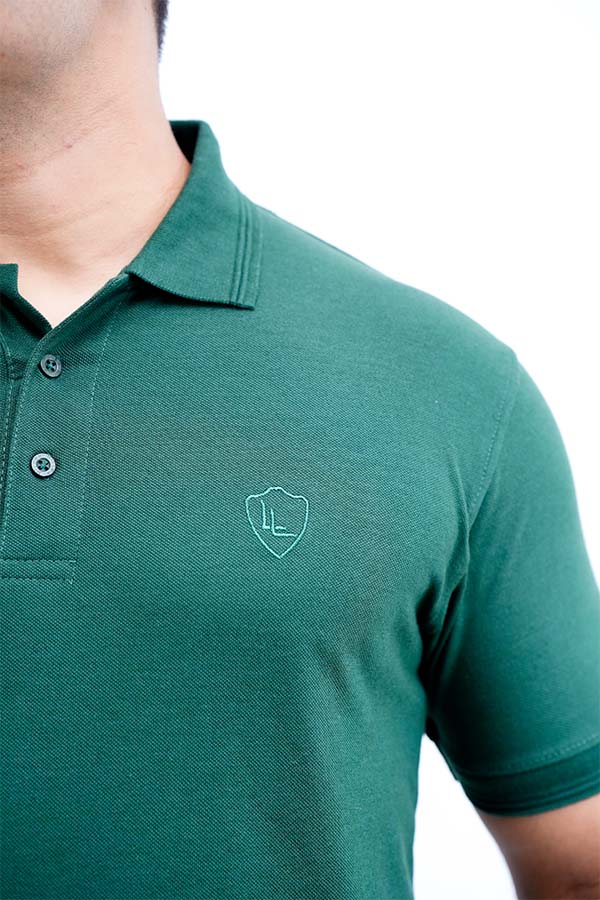 Login Green Plain Polo