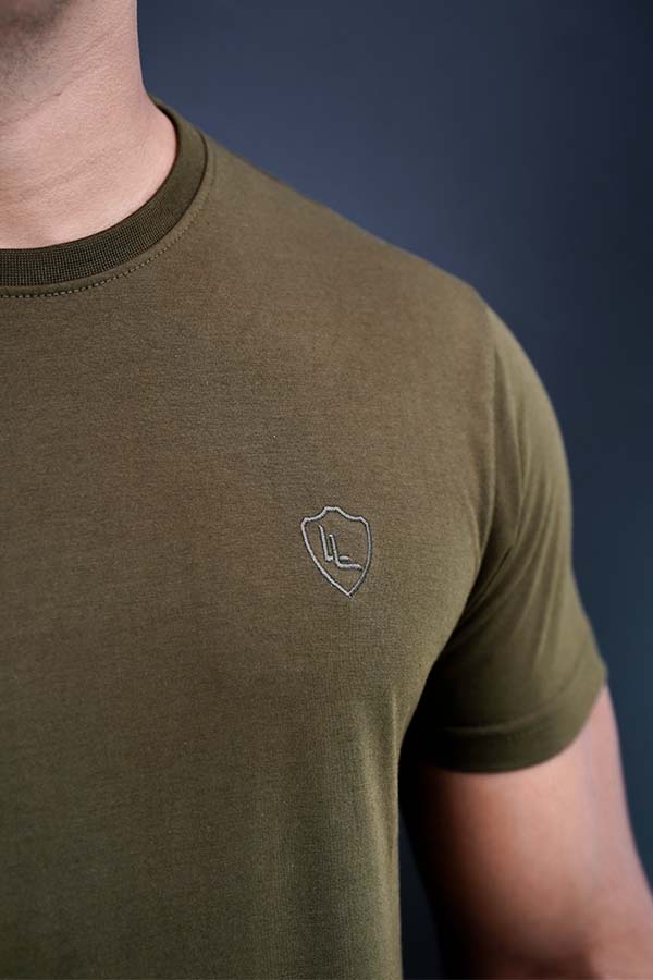 Login Olive Basic T-Shirt