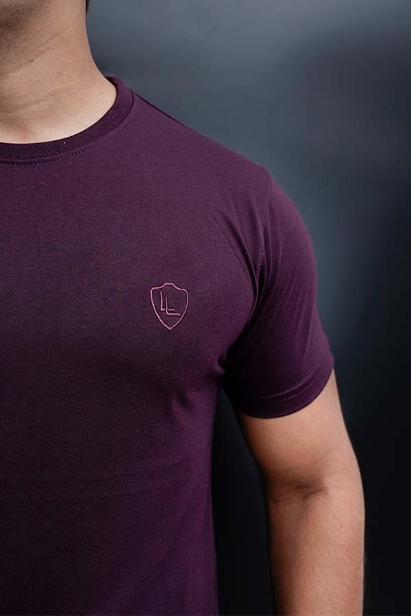 Login Purple Basic T-Shirt