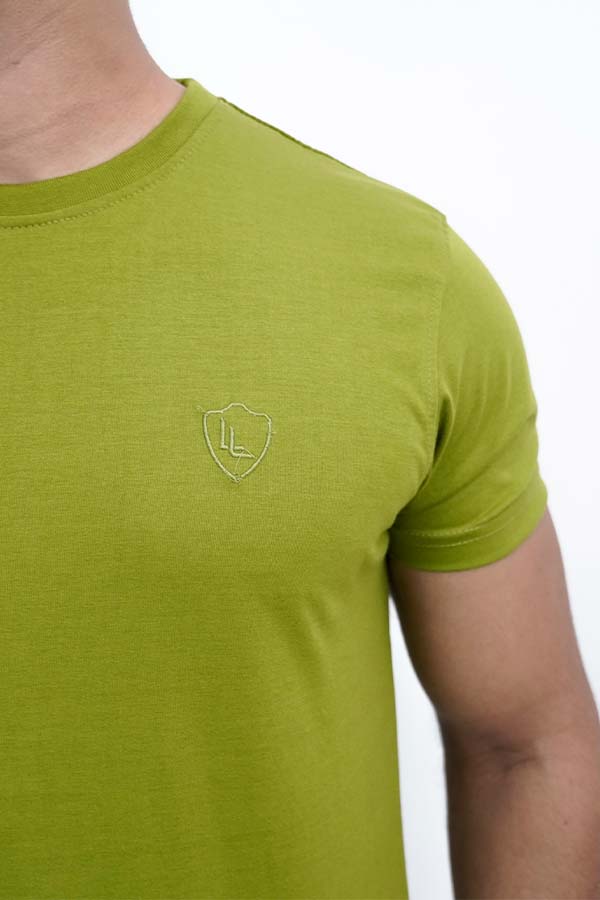 Login Light Green Basic T-Shirt