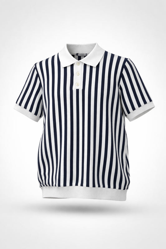 KNITTED POLO T-SHIRT