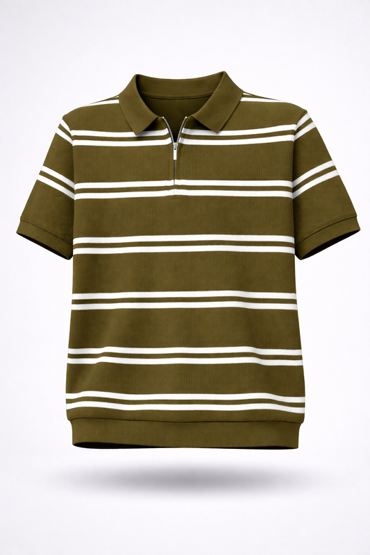KNITTED POLO T-SHIRT