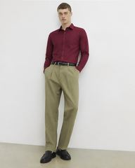 Men’s Maroon Formal Shirt – Full Sleeve