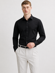 Men’s Black Formal Shirt – Full Sleeve