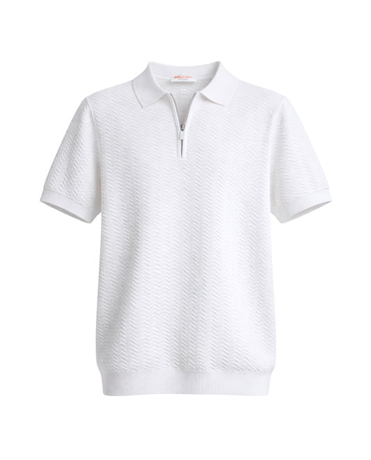 KNITTED POLO T-SHIRT