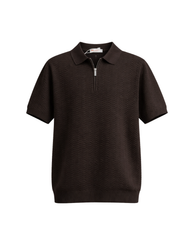 KNITTED POLO T-SHIRT