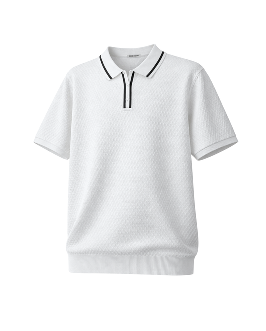 KNITTED POLO T-SHIRT