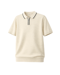 KNITTED POLO T-SHIRT