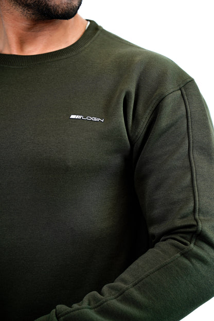 Full Sleeve Fleece Sweet Teets – Dark Green