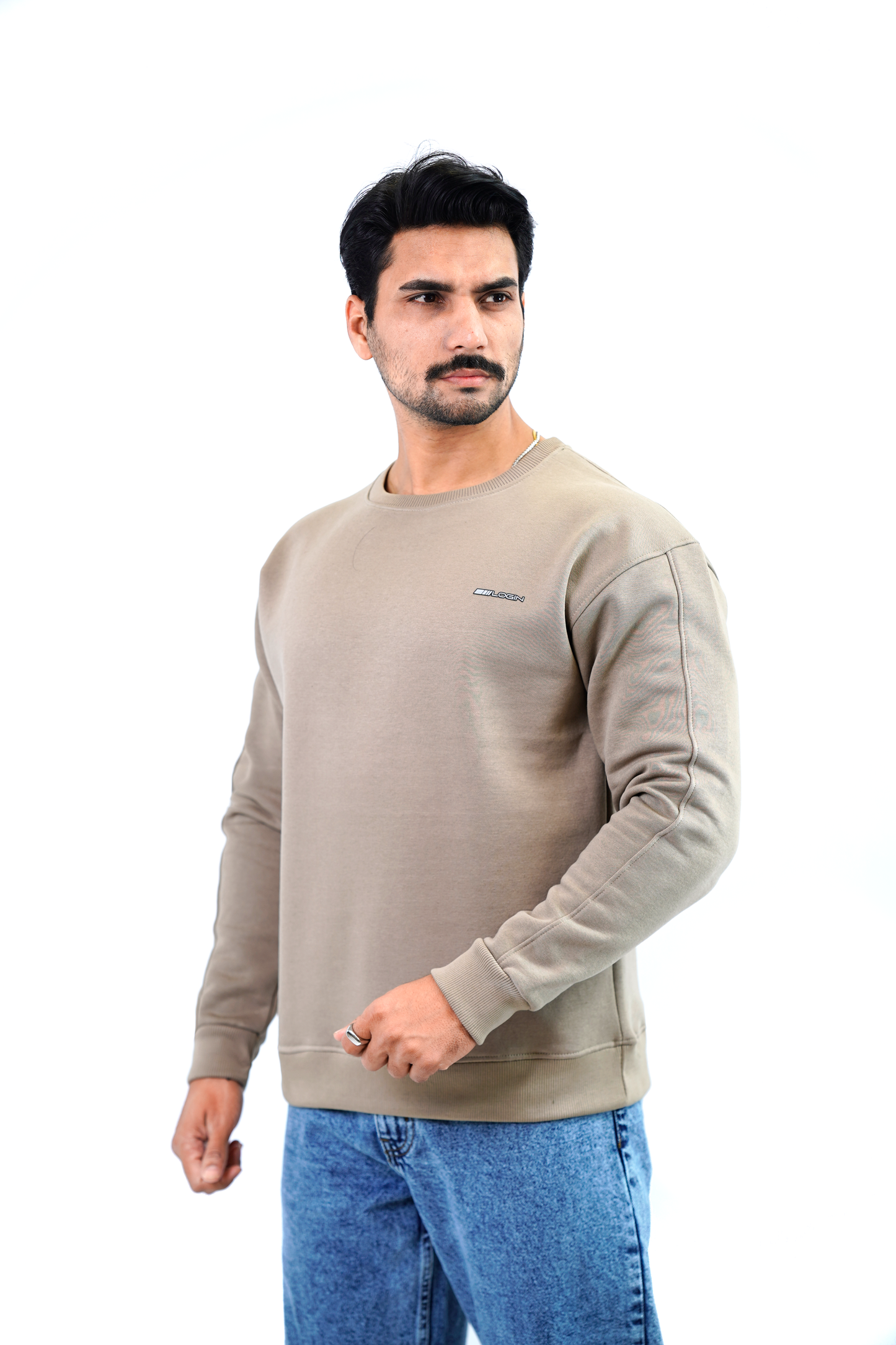 Full Sleeve Fleece Sweet Teets – Beige