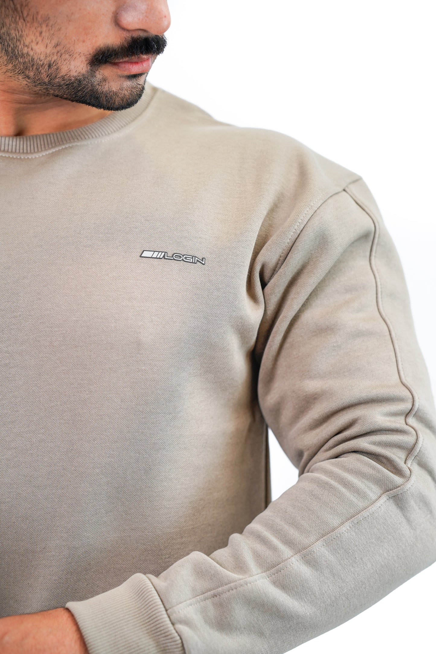 Full Sleeve Fleece Sweet Teets – Beige