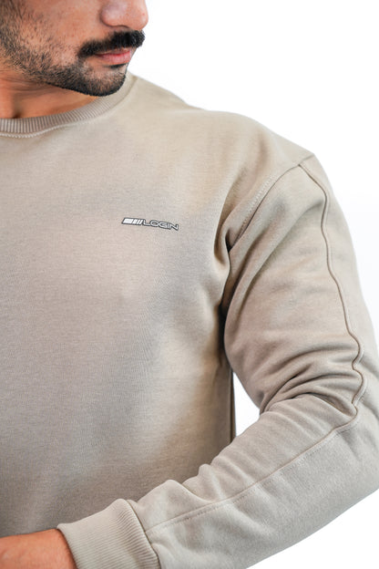 Full Sleeve Fleece Sweet Teets – Beige