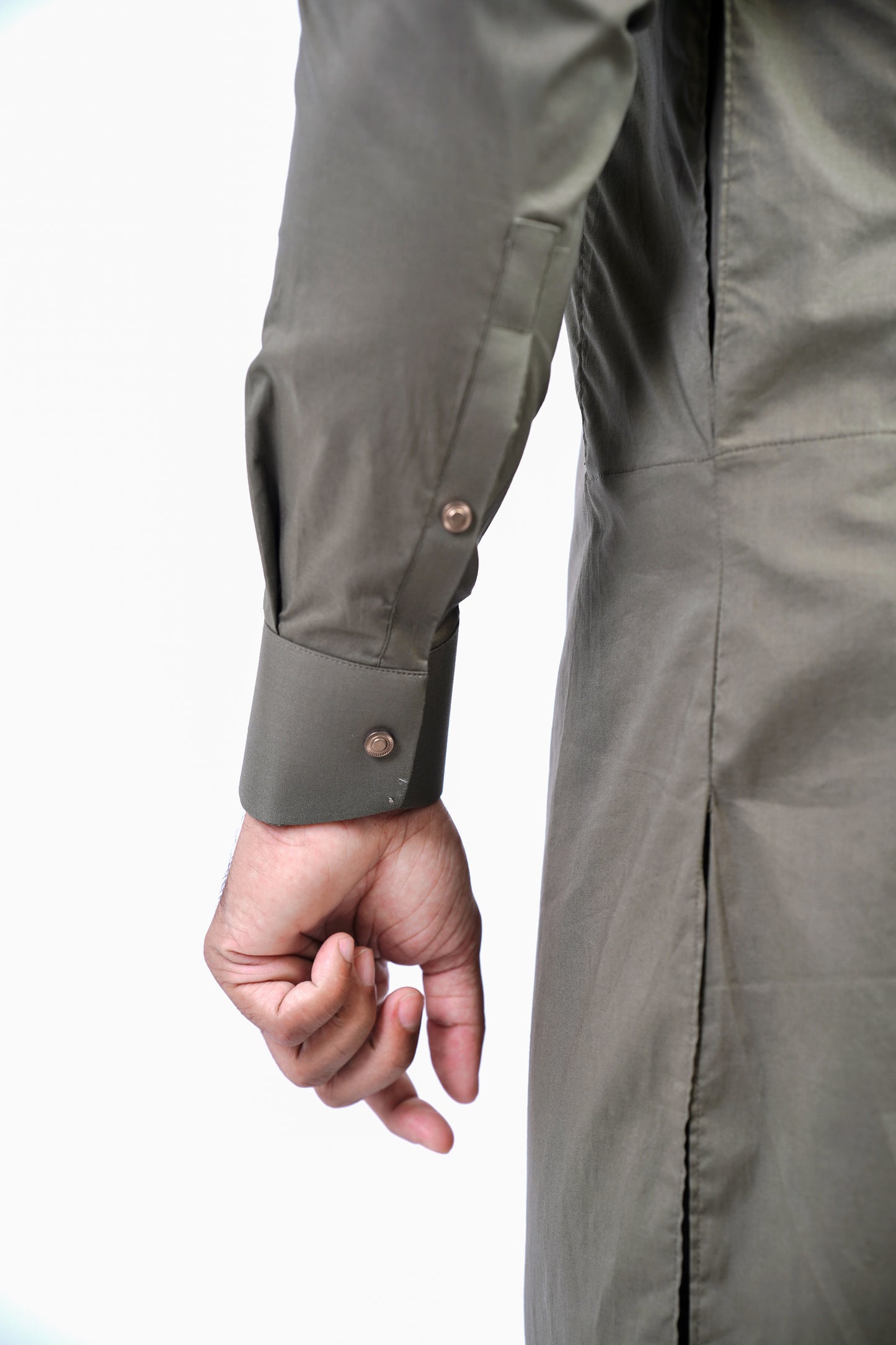 Men’s Shalwar Kameez – Mid Green (Cotton Fabric)