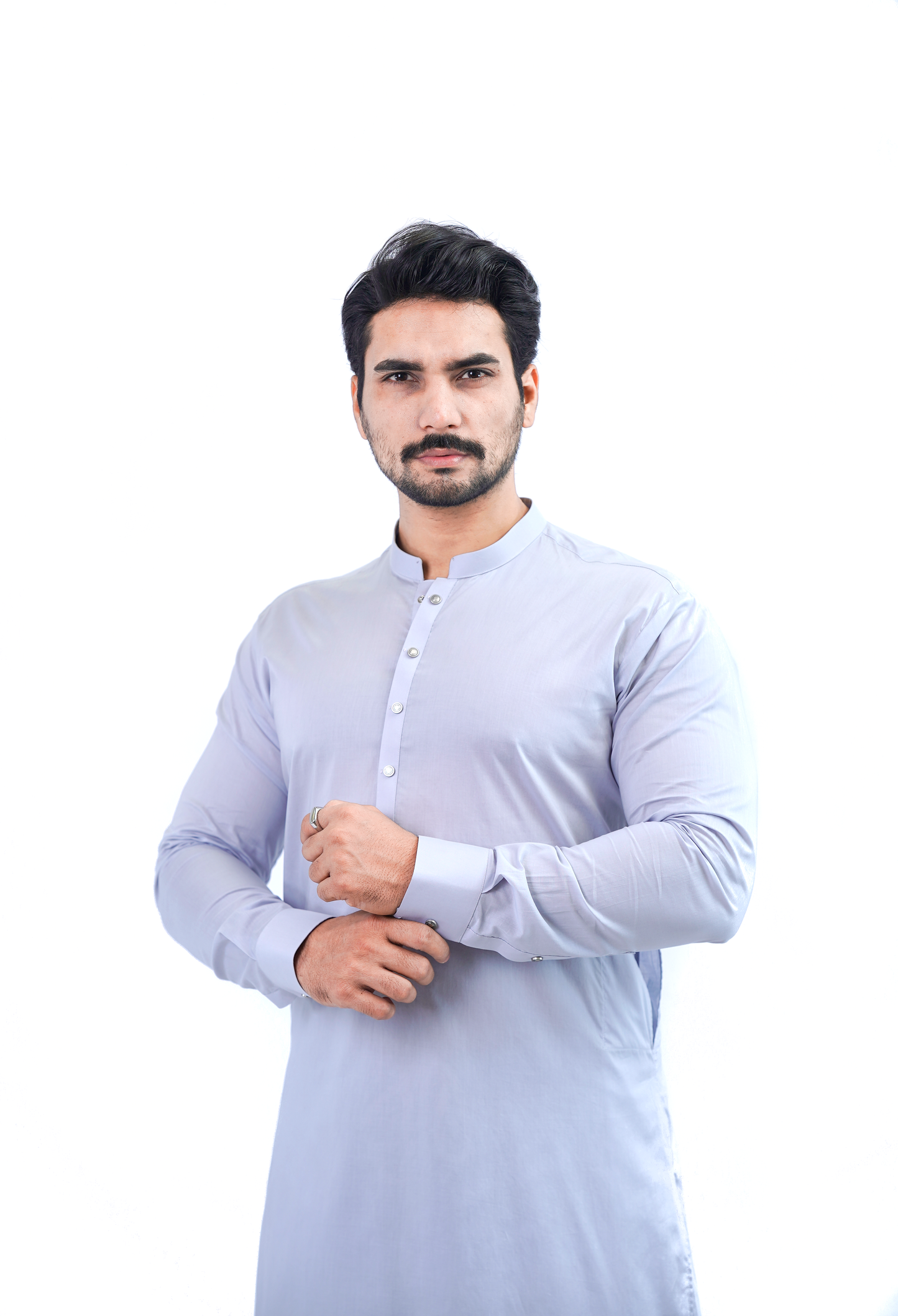 Men’s Shalwar Kameez – Light Purple (Cotton Fabric)