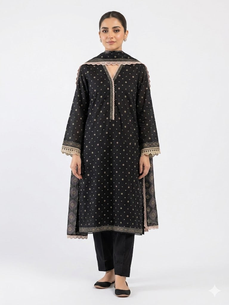 LOGIN 3 PIECE LAWN SUIT